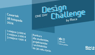 Konkurs „Roca One Day Design Challenge” 2024 – rejestracja do V polskiej edycji już otwarta!  