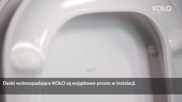 Jak zamontować deskę wolnoopadającą na misce KOŁO?